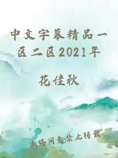 中文字幕精品一区二区2021年